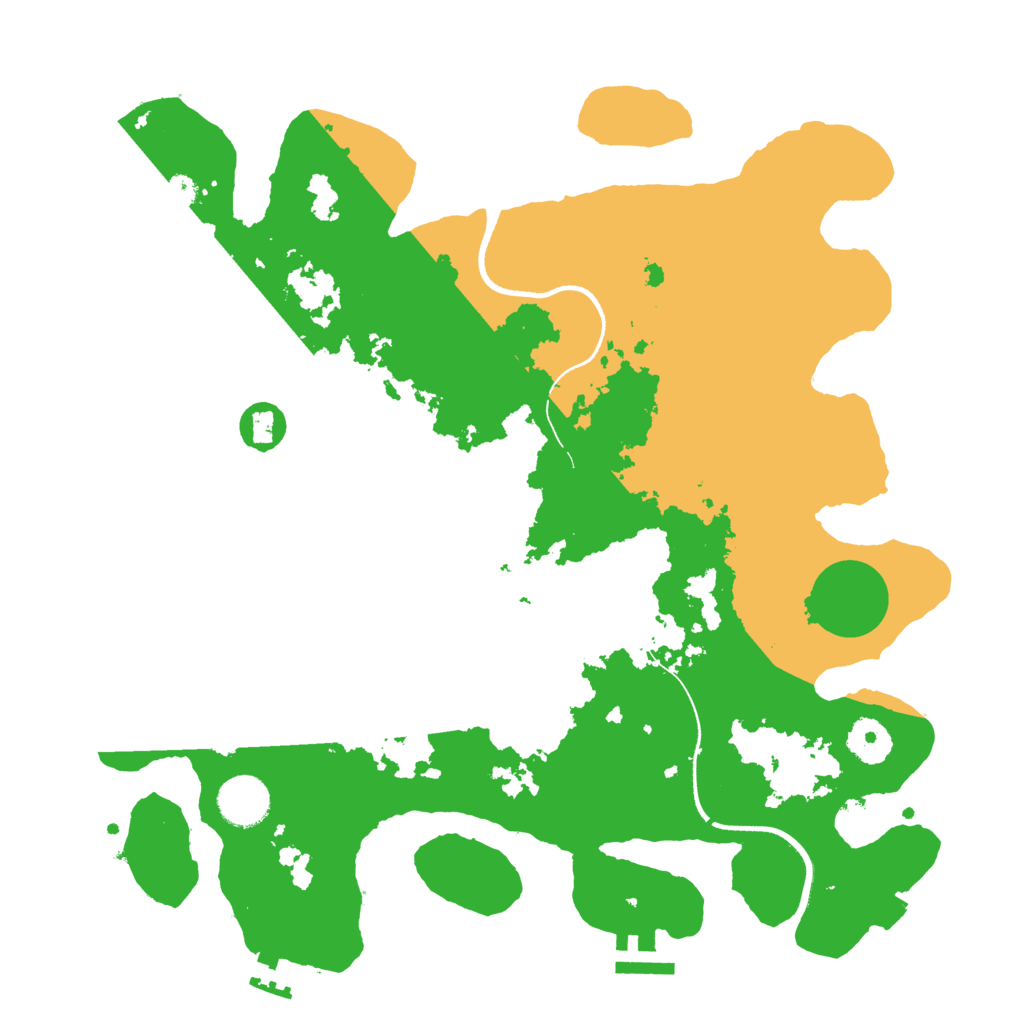 Biome Rust Map: Procedural Map, Size: 3500, Seed: 283801718