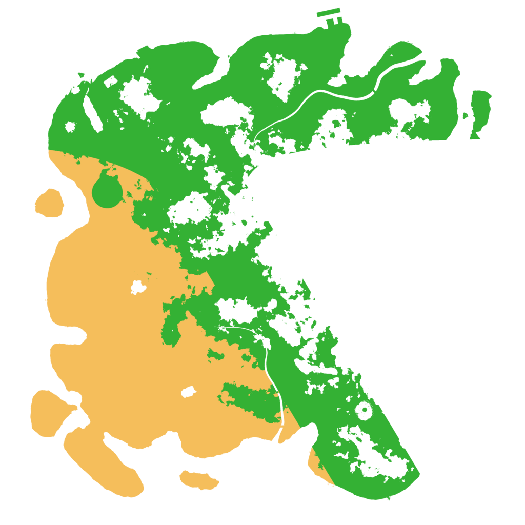 Biome Rust Map: Procedural Map, Size: 4500, Seed: 2867847
