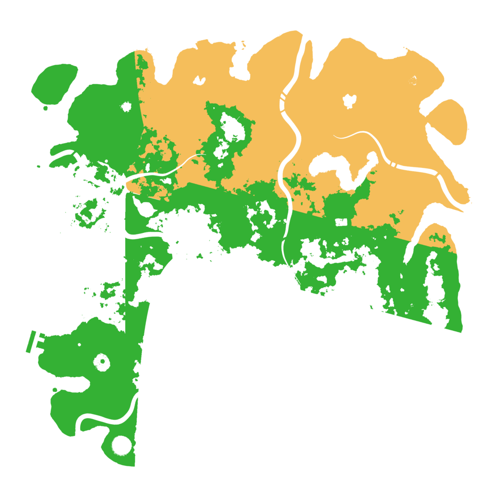 Biome Rust Map: Procedural Map, Size: 4500, Seed: 568322826