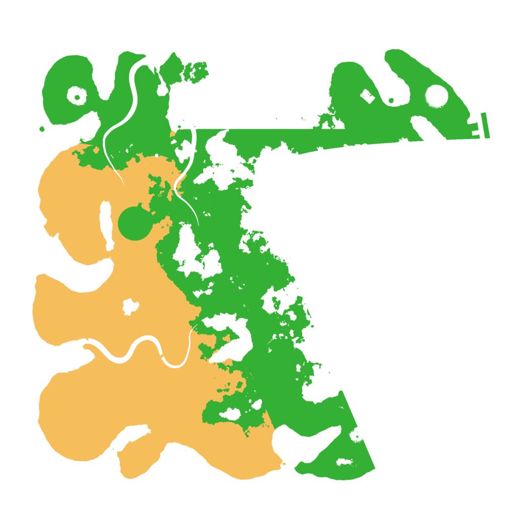 Biome Rust Map: Procedural Map, Size: 4000, Seed: 93591