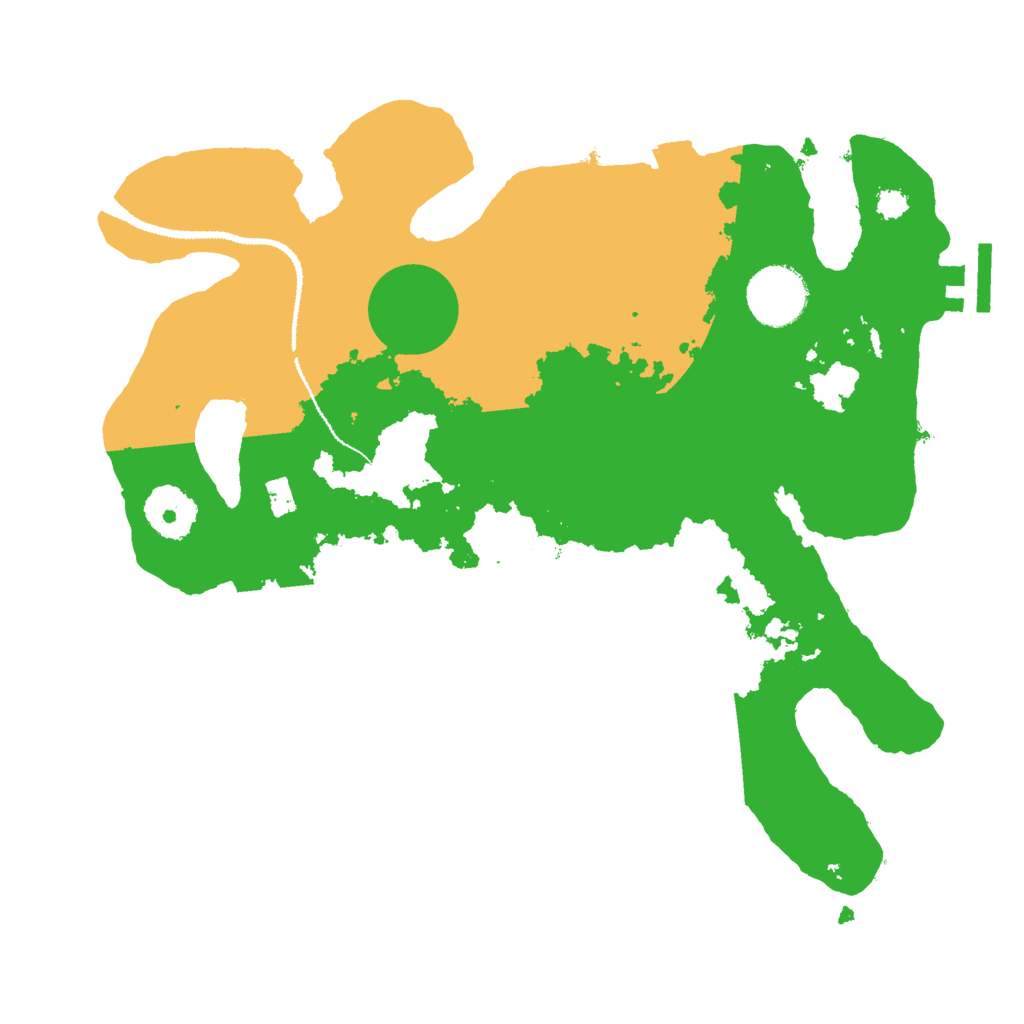 Biome Rust Map: Procedural Map, Size: 3000, Seed: 4257091
