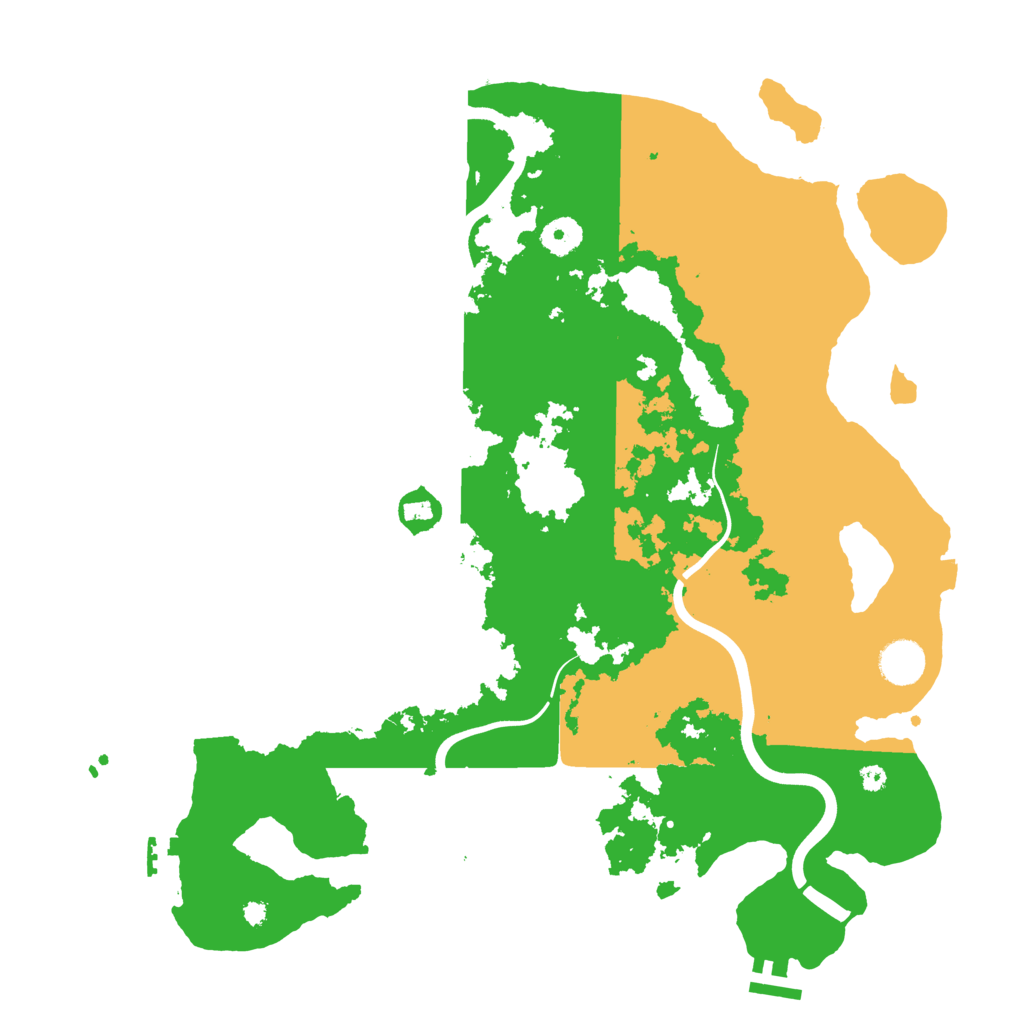 Biome Rust Map: Procedural Map, Size: 3950, Seed: 246945024