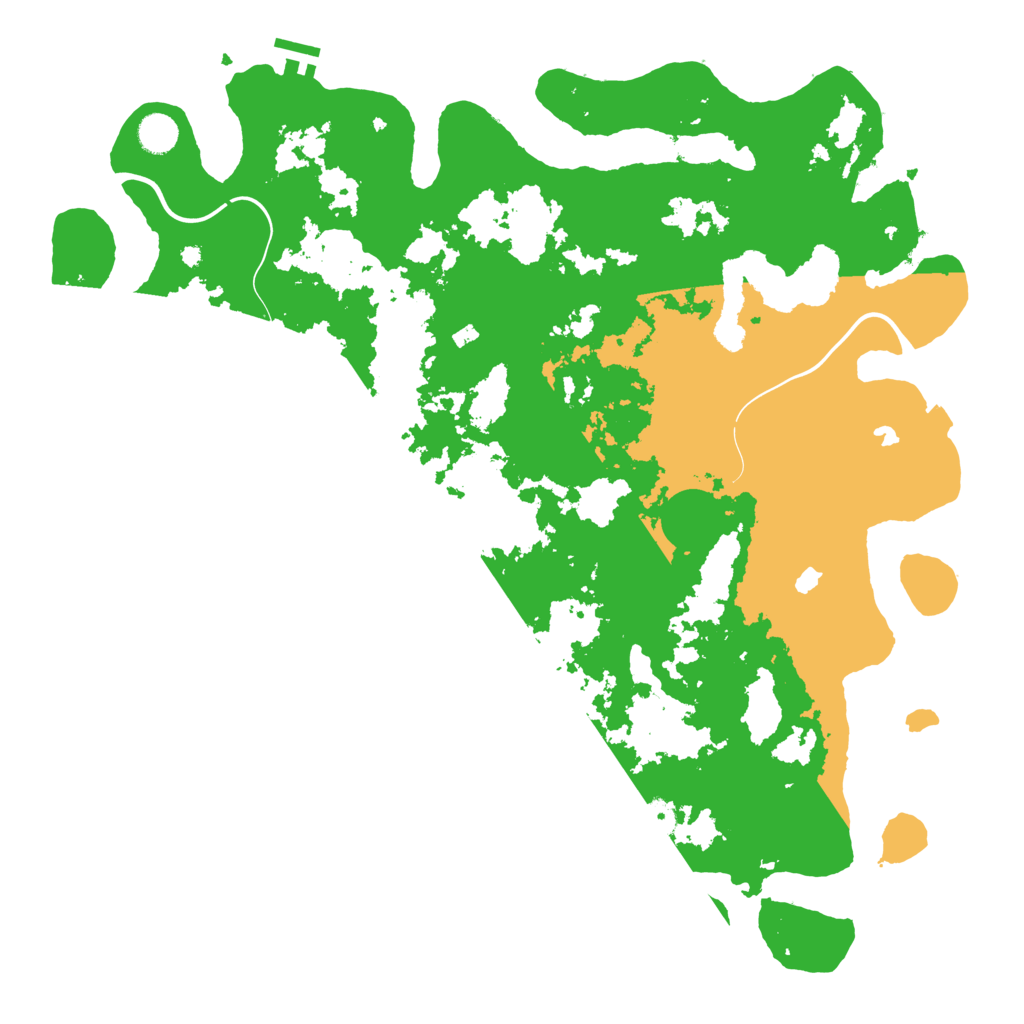 Biome Rust Map: Procedural Map, Size: 4500, Seed: 1658654596