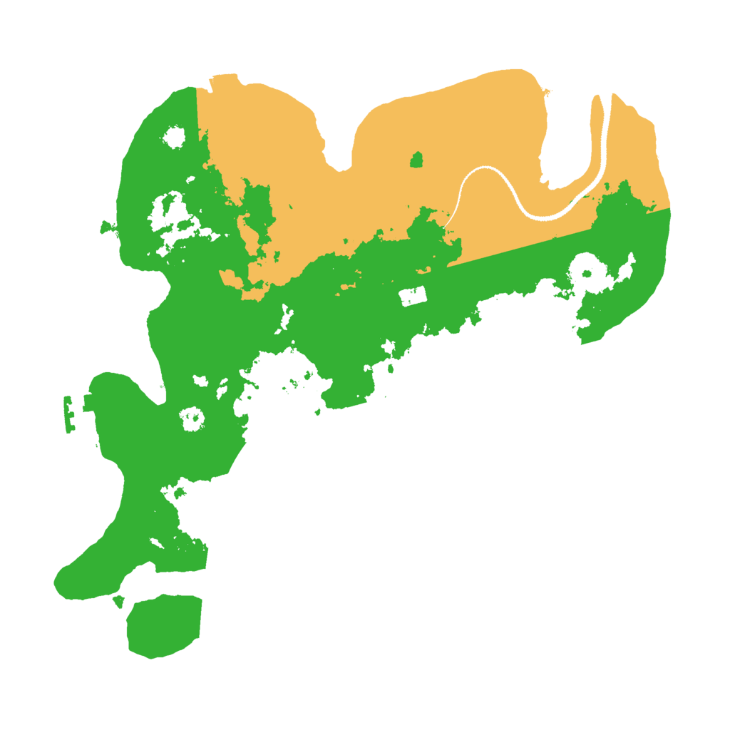 Biome Rust Map: Procedural Map, Size: 3000, Seed: 6206