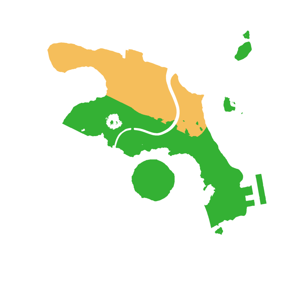 Biome Rust Map: Procedural Map, Size: 2000, Seed: 708806041