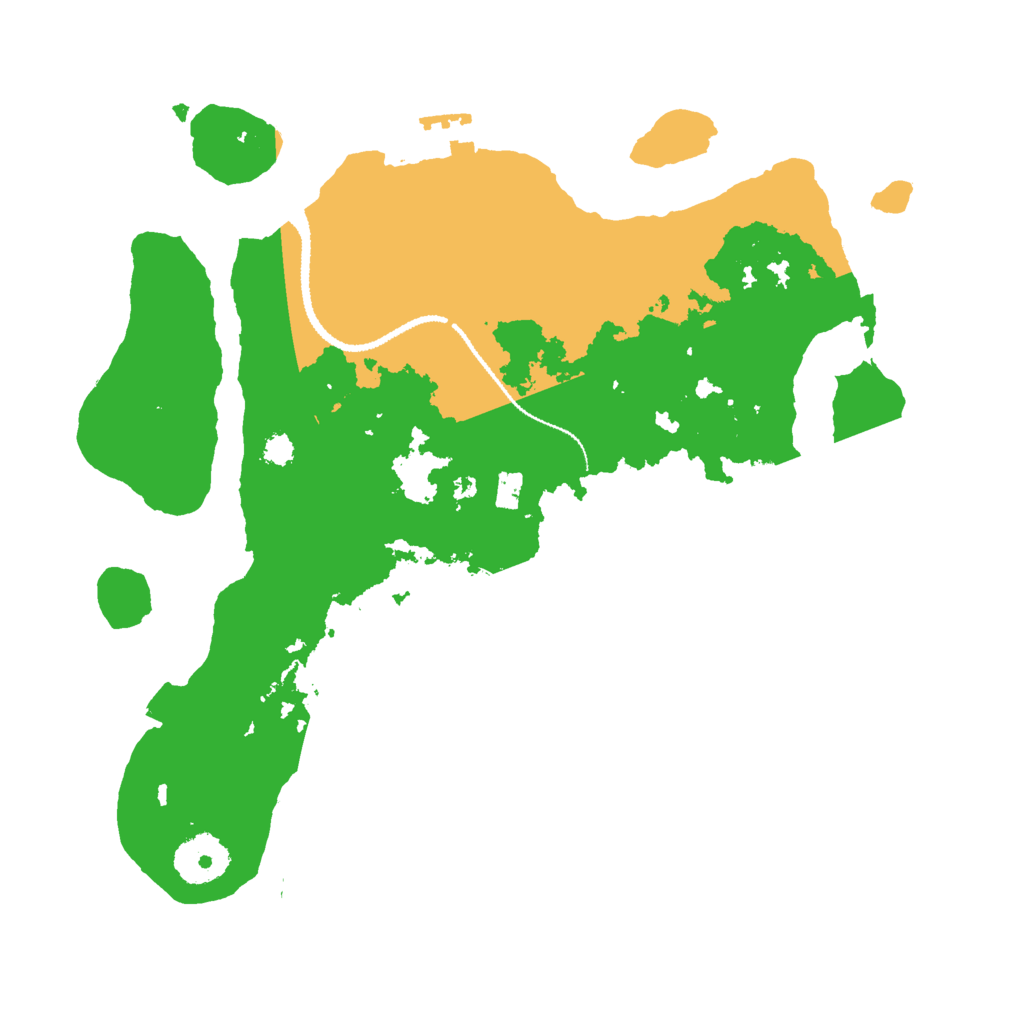 Biome Rust Map: Procedural Map, Size: 3000, Seed: 1982451070
