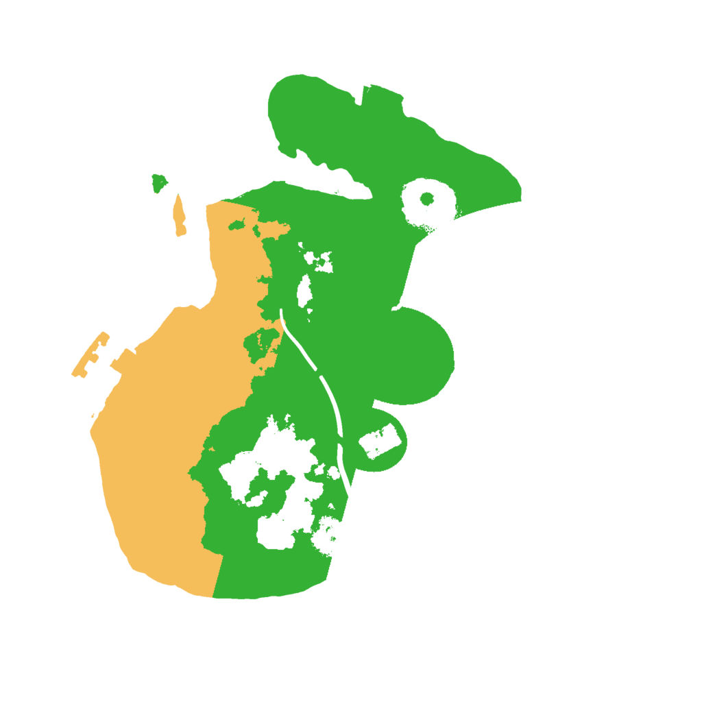 Biome Rust Map: Procedural Map, Size: 2000, Seed: 1985630204