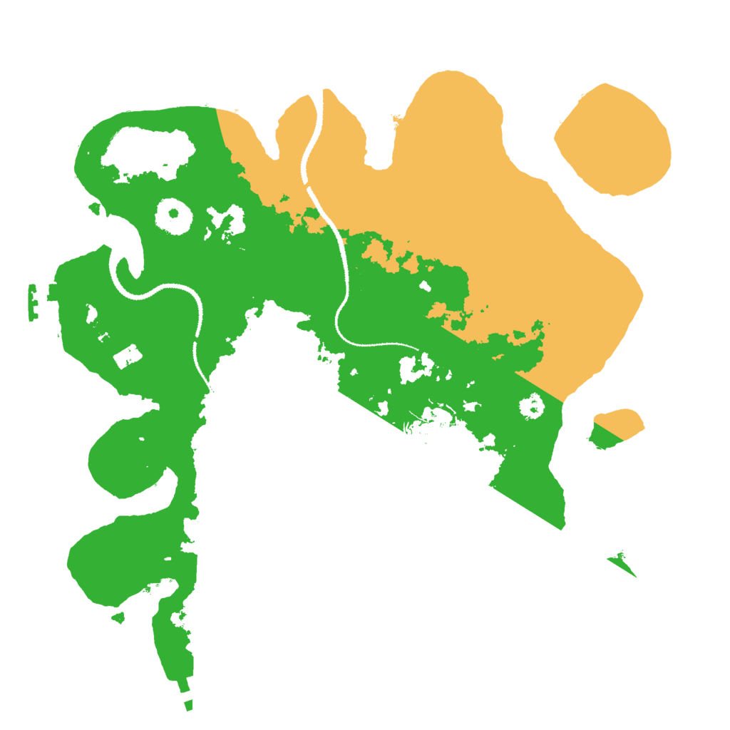 Biome Rust Map: Procedural Map, Size: 3000, Seed: 89217