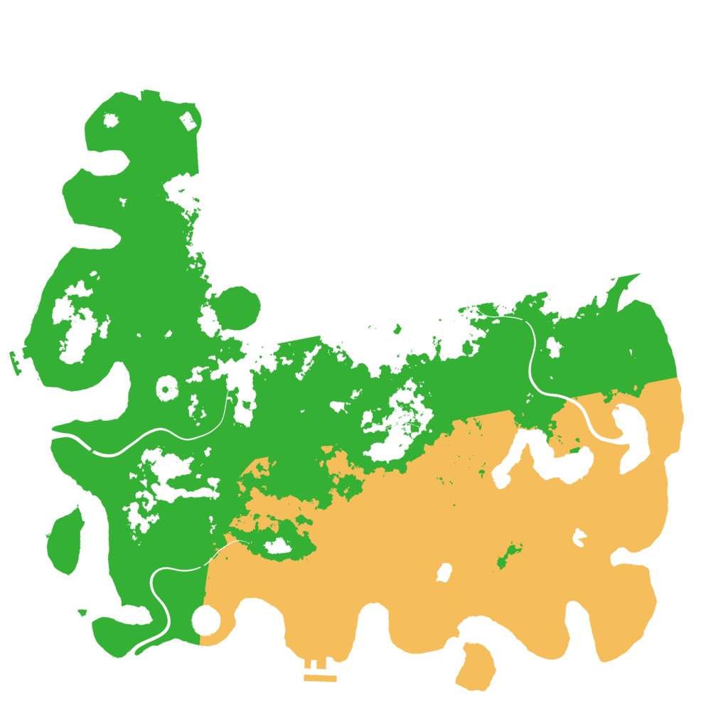 Biome Rust Map: Procedural Map, Size: 4500, Seed: 1497267953