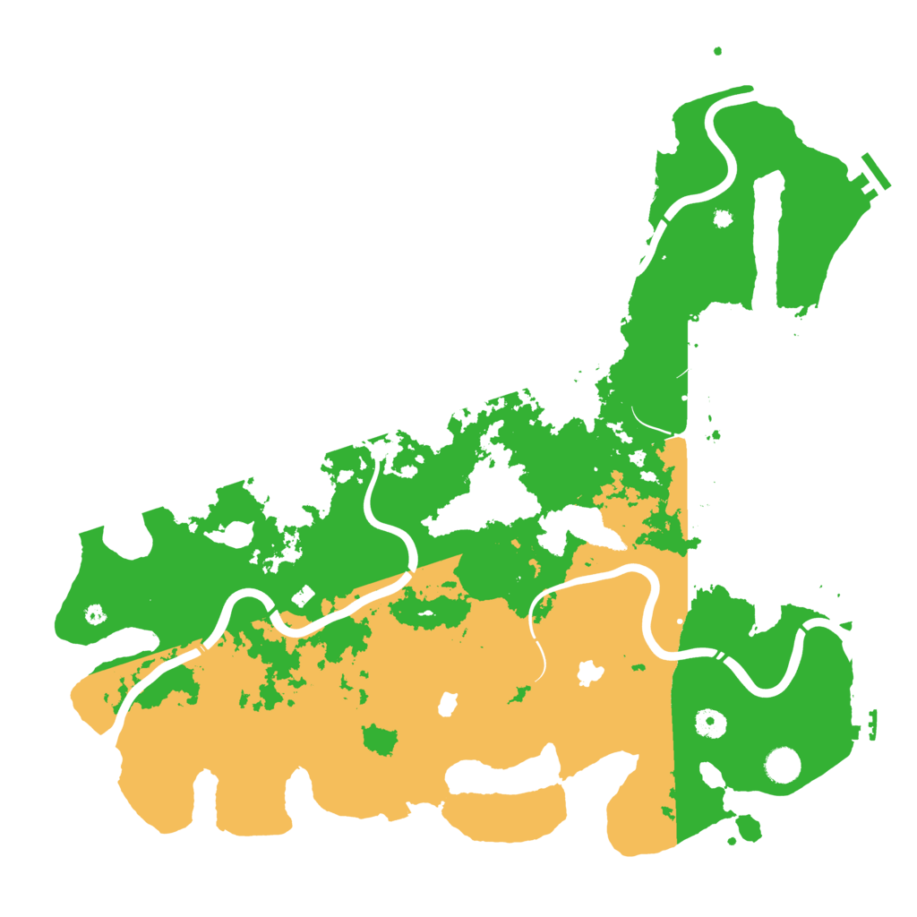 Biome Rust Map: Procedural Map, Size: 4500, Seed: 345782