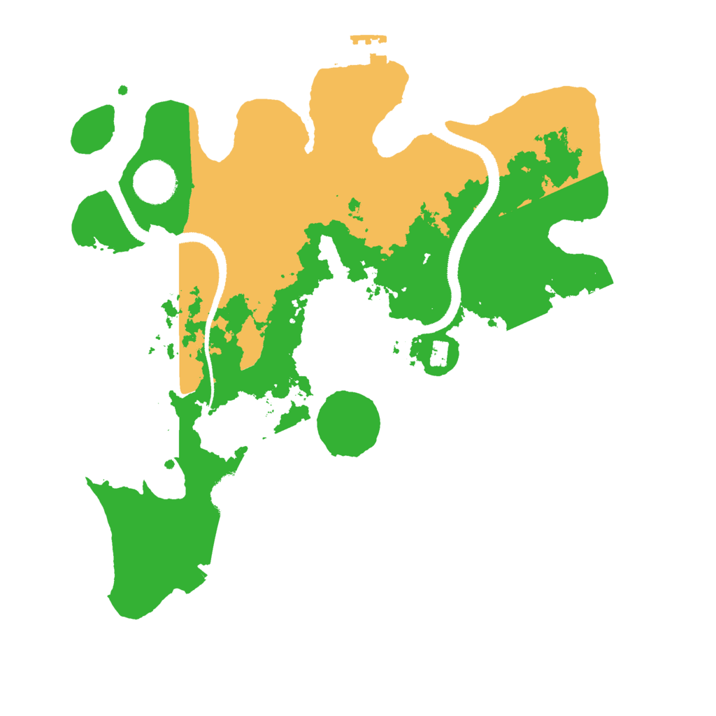 Biome Rust Map: Procedural Map, Size: 3000, Seed: 1877887780