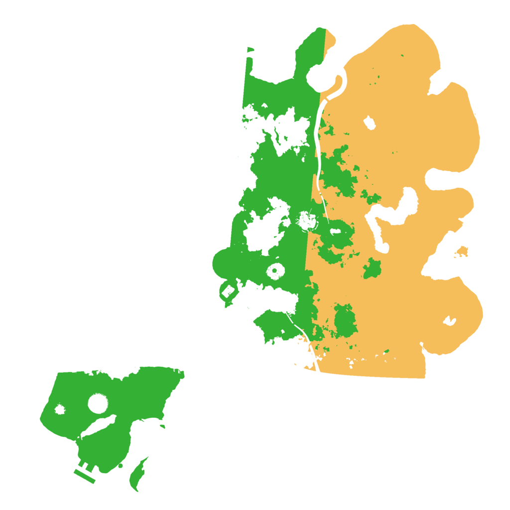 Biome Rust Map: Procedural Map, Size: 4500, Seed: 8679345