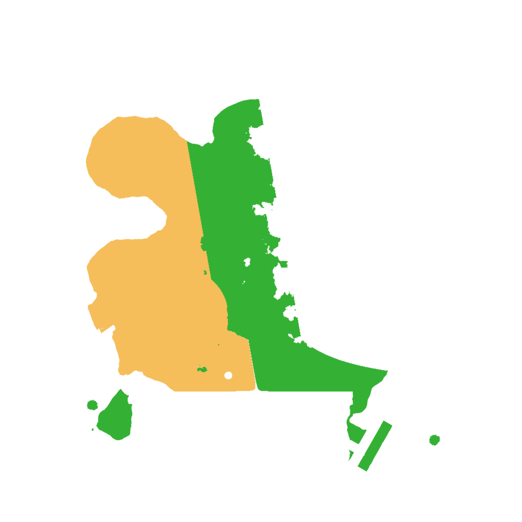 Biome Rust Map: Procedural Map, Size: 2000, Seed: 912911662