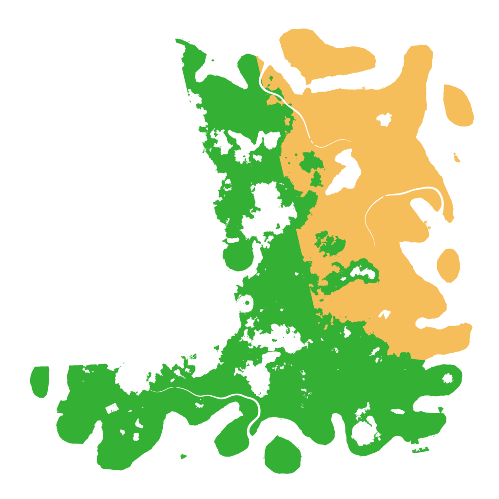 Biome Rust Map: Procedural Map, Size: 4500, Seed: 1640310786
