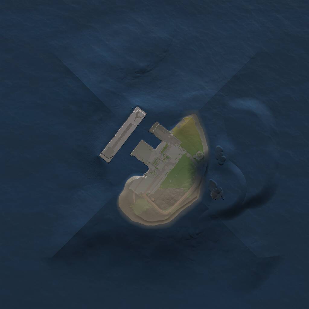 Rust Map: Procedural Map, Size: 1000, Seed: 342564256, 2 Monuments