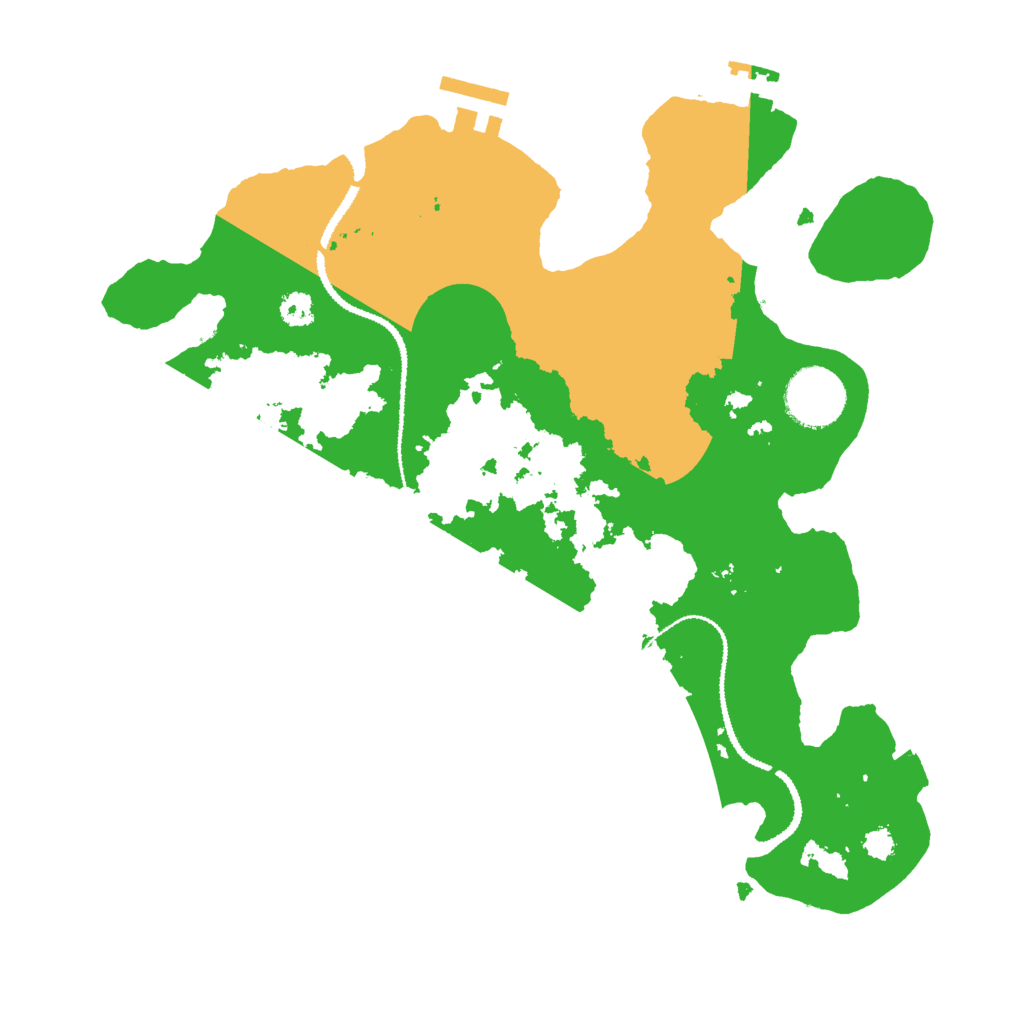 Biome Rust Map: Procedural Map, Size: 3000, Seed: 4056739