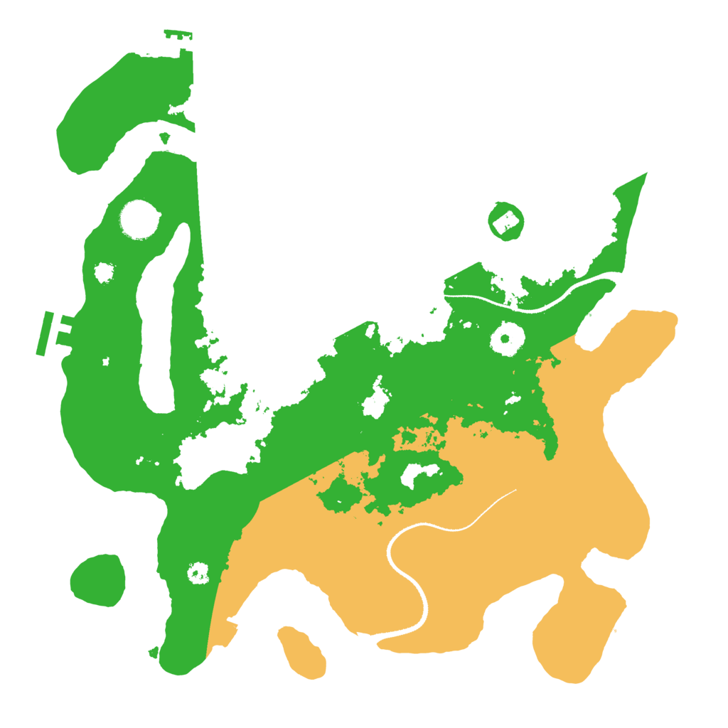 Biome Rust Map: Procedural Map, Size: 3300, Seed: 1911902486