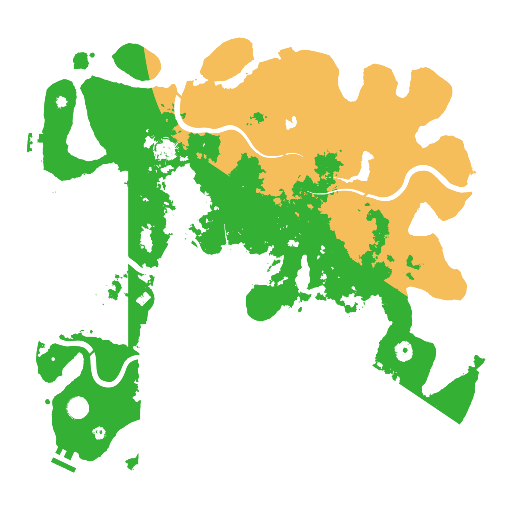 Biome Rust Map: Procedural Map, Size: 4050, Seed: 1919150766