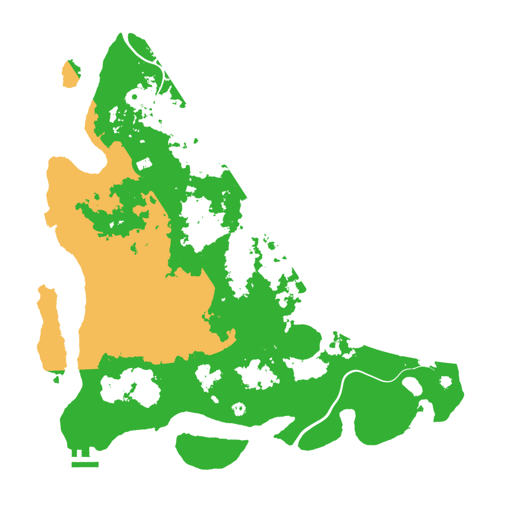 Biome Rust Map: Procedural Map, Size: 3800, Seed: 1814031028