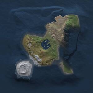 Thumbnail Rust Map: Procedural Map, Size: 1500, Seed: 948800769, 2 Monuments