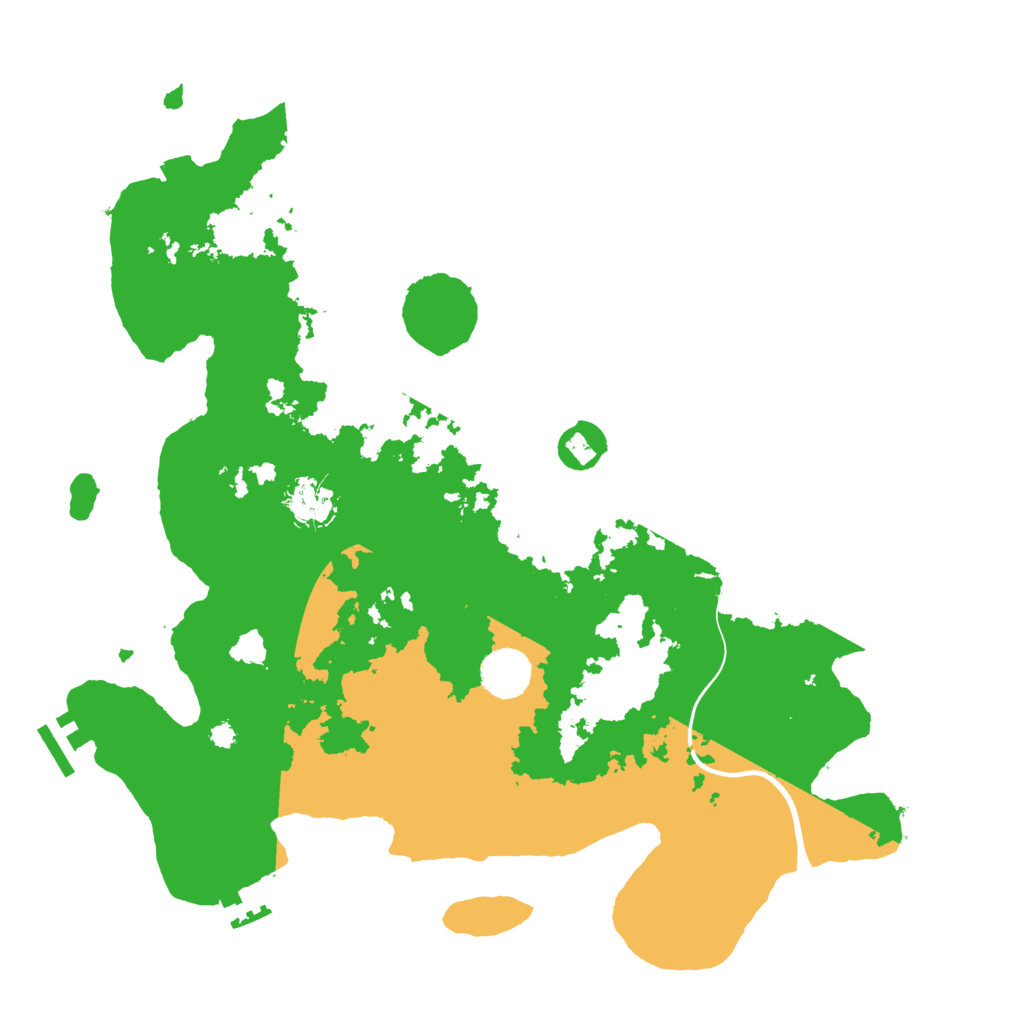Biome Rust Map: Procedural Map, Size: 3700, Seed: 129022861
