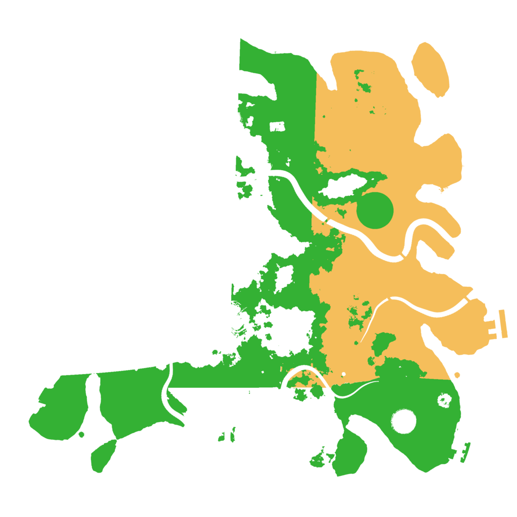 Biome Rust Map: Procedural Map, Size: 3700, Seed: 1285623880