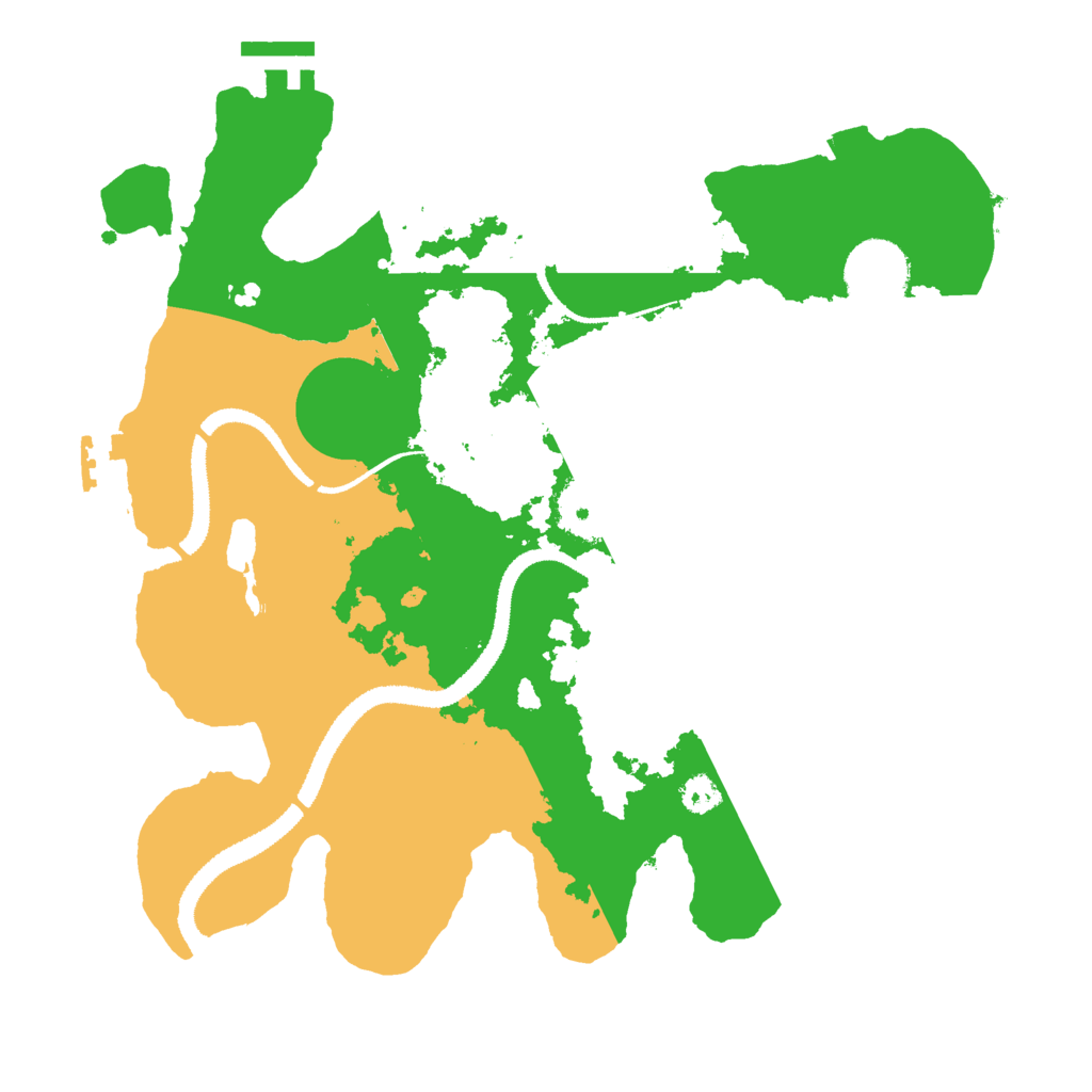 Biome Rust Map: Procedural Map, Size: 3000, Seed: 1697637114