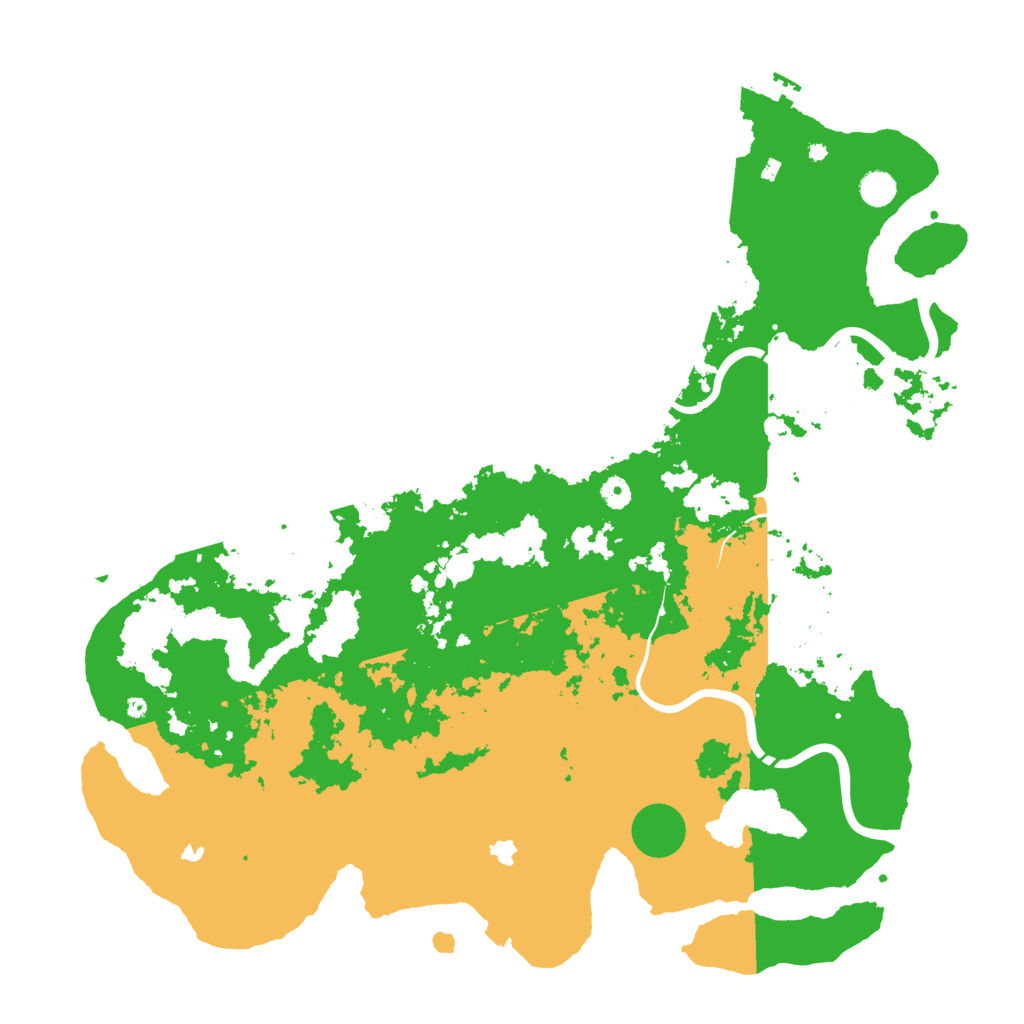 Biome Rust Map: Procedural Map, Size: 5000, Seed: 480992309