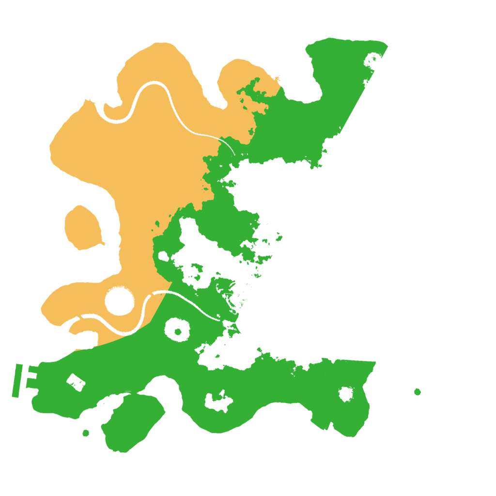 Biome Rust Map: Procedural Map, Size: 3000, Seed: 332265000