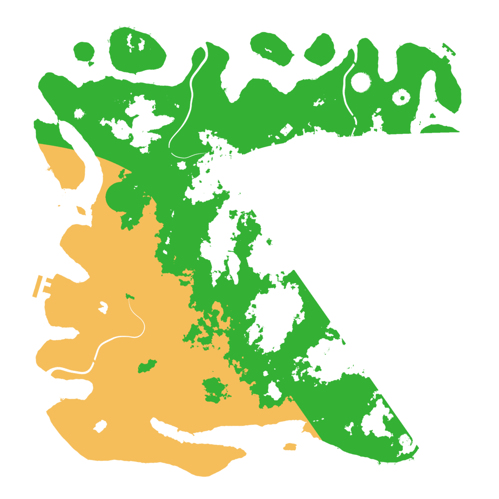 Biome Rust Map: Procedural Map, Size: 4500, Seed: 952114