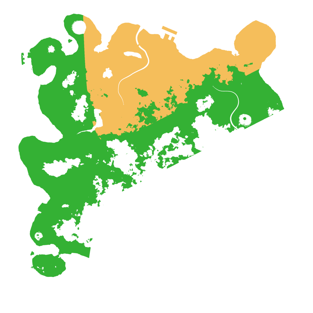 Biome Rust Map: Procedural Map, Size: 4000, Seed: 25654