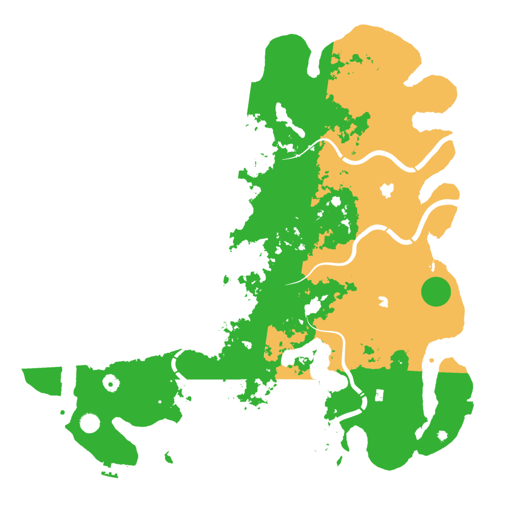 Biome Rust Map: Procedural Map, Size: 4500, Seed: 12589934