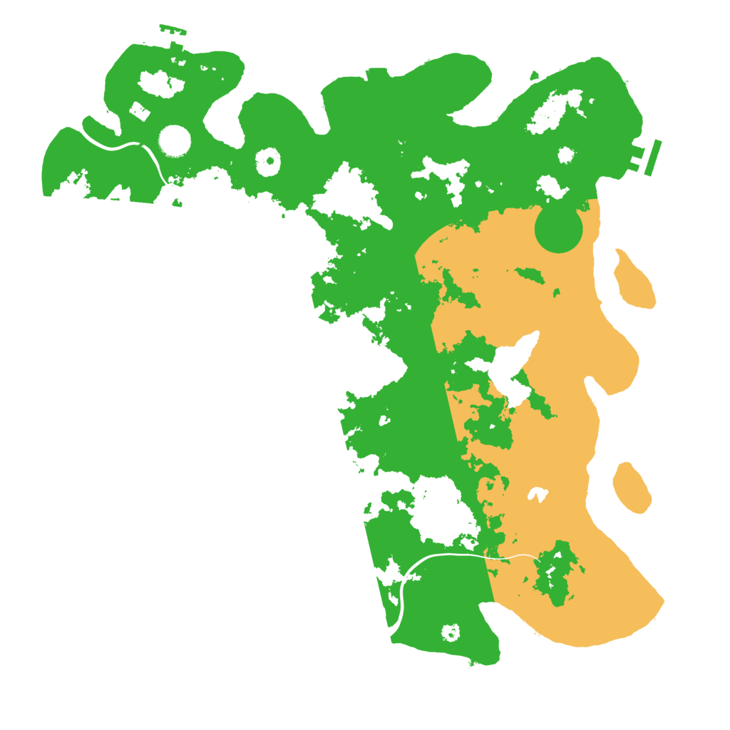 Biome Rust Map: Procedural Map, Size: 4000, Seed: 197096472
