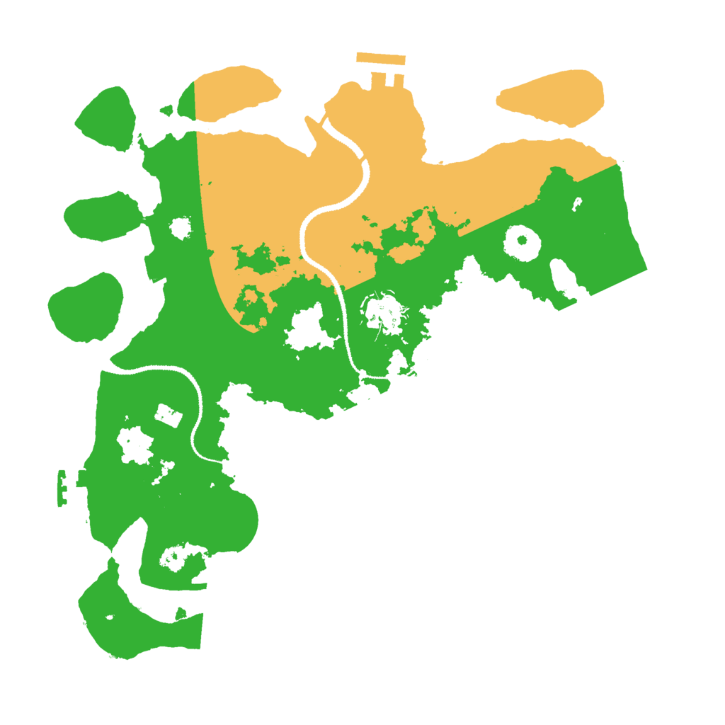 Biome Rust Map: Procedural Map, Size: 3000, Seed: 344923313