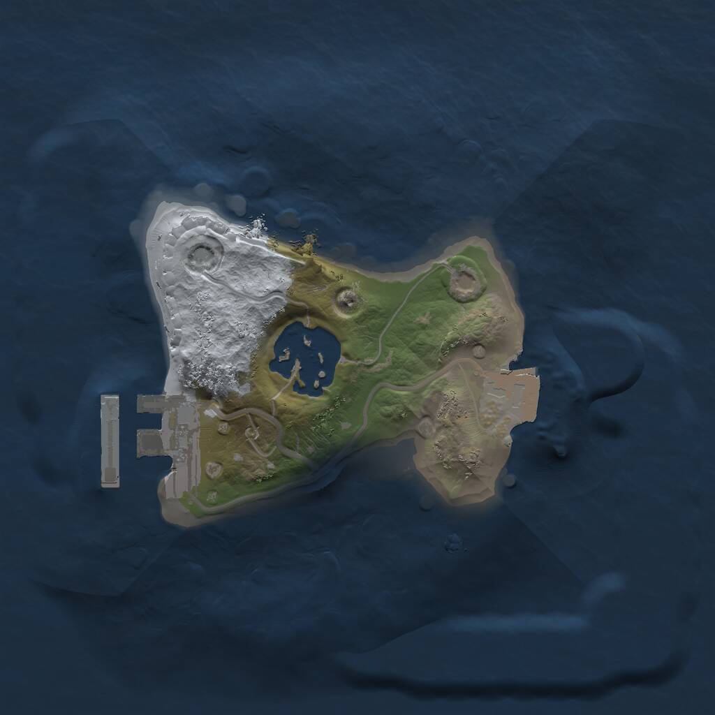 Rust Map: Procedural Map, Size: 1550, Seed: 982441618, 3 Monuments