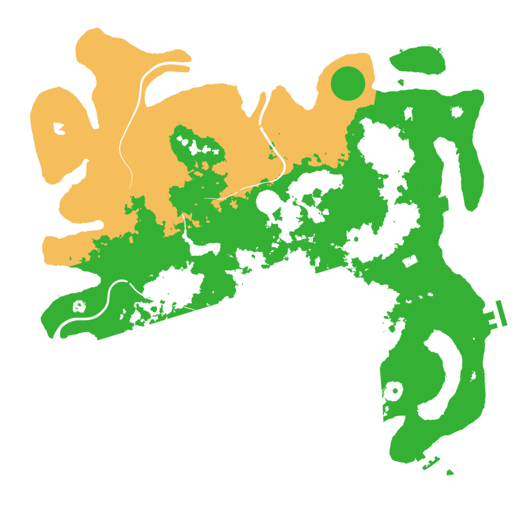 Biome Rust Map: Procedural Map, Size: 4050, Seed: 75000