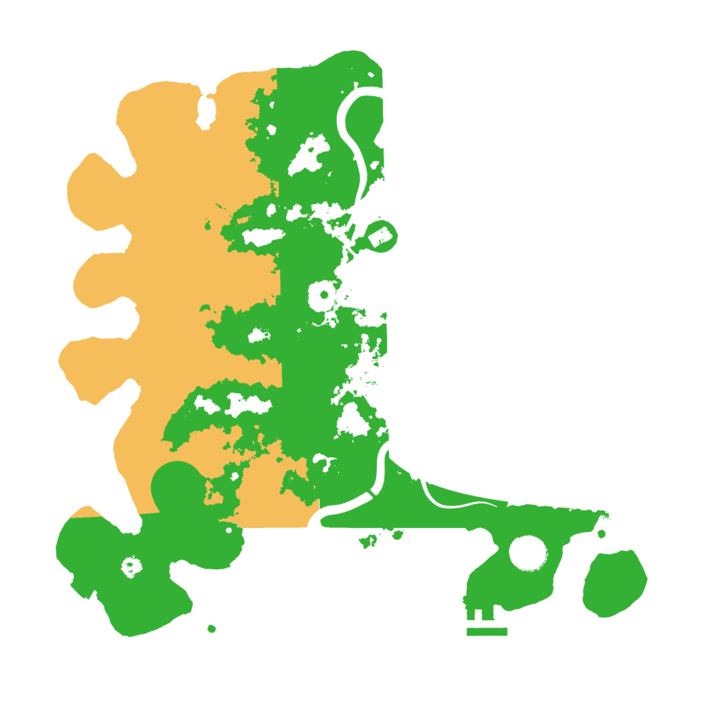 Biome Rust Map: Procedural Map, Size: 3500, Seed: 36844760