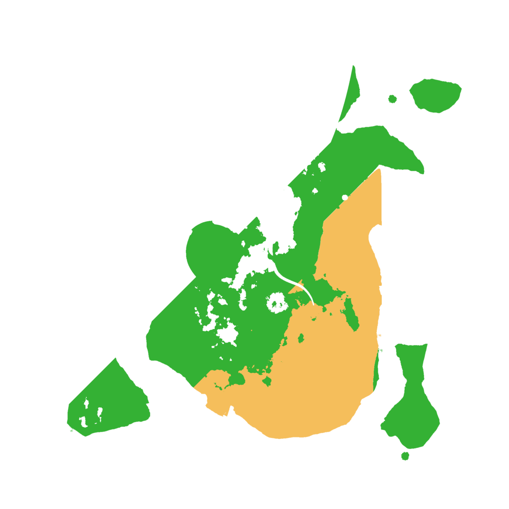 Biome Rust Map: Procedural Map, Size: 2500, Seed: 173706498