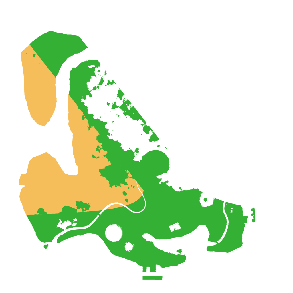 Biome Rust Map: Procedural Map, Size: 3000, Seed: 1696990516