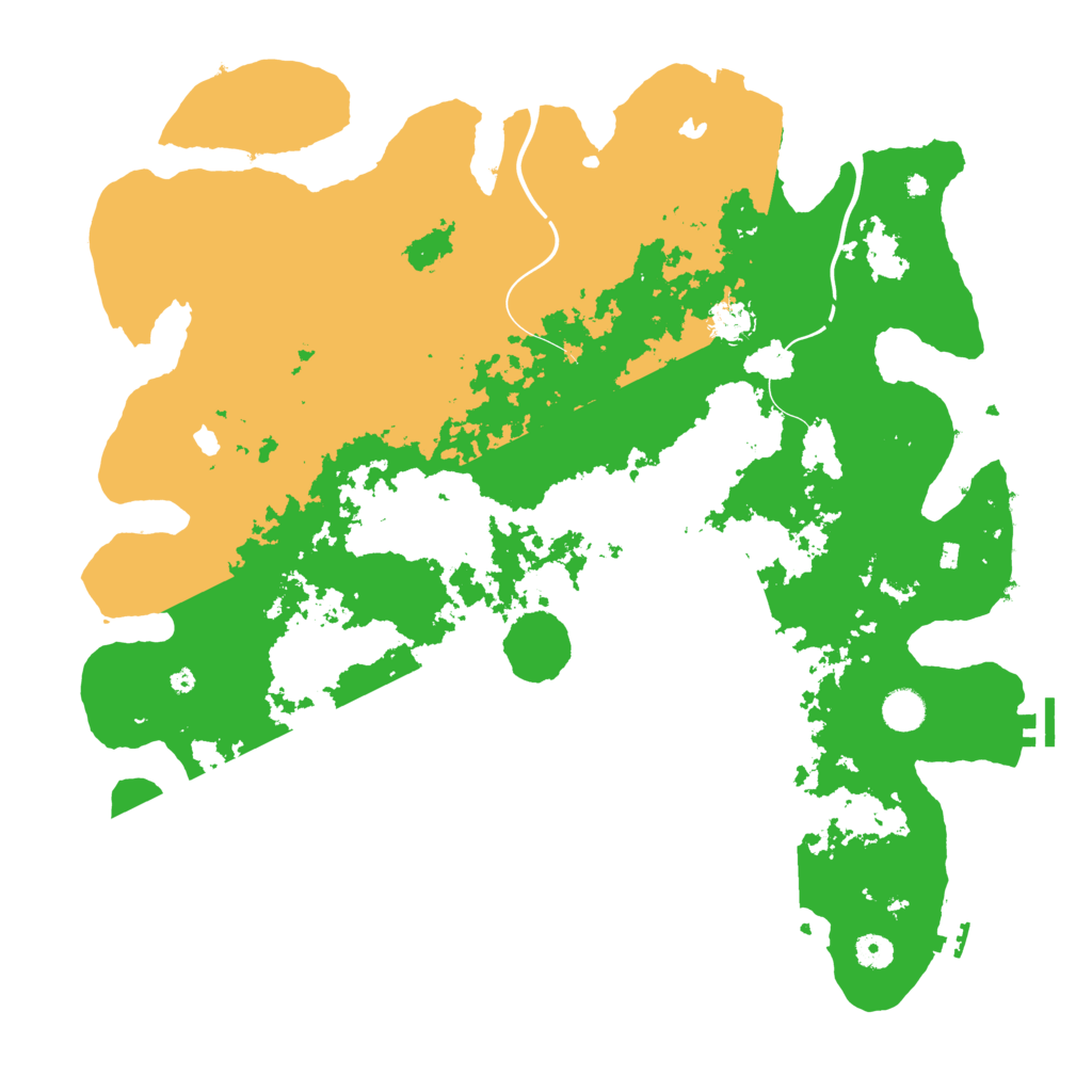 Biome Rust Map: Procedural Map, Size: 4500, Seed: 1965317148