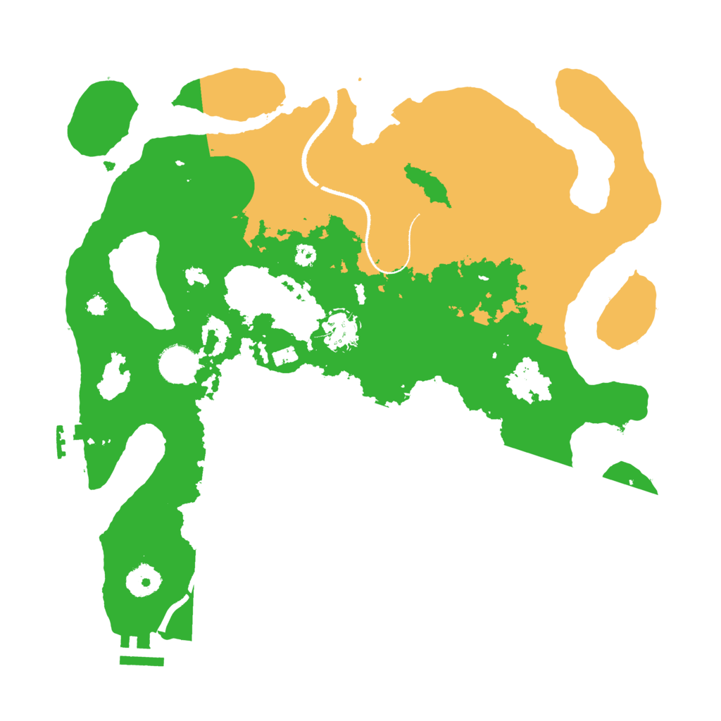 Biome Rust Map: Procedural Map, Size: 3300, Seed: 1709037511