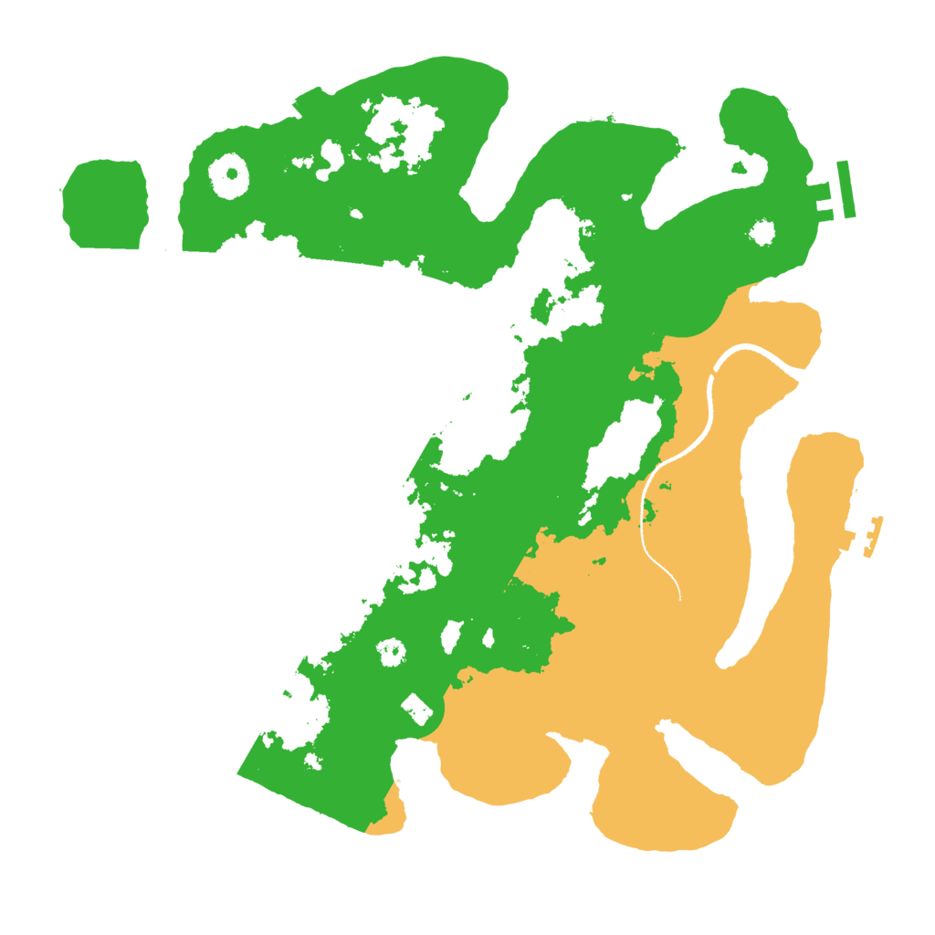 Biome Rust Map: Procedural Map, Size: 3300, Seed: 2136496288