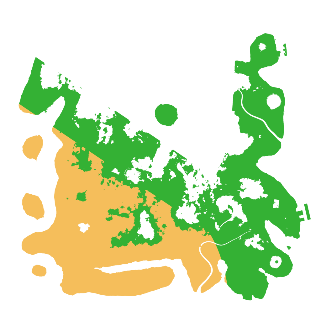 Biome Rust Map: Procedural Map, Size: 4000, Seed: 7634