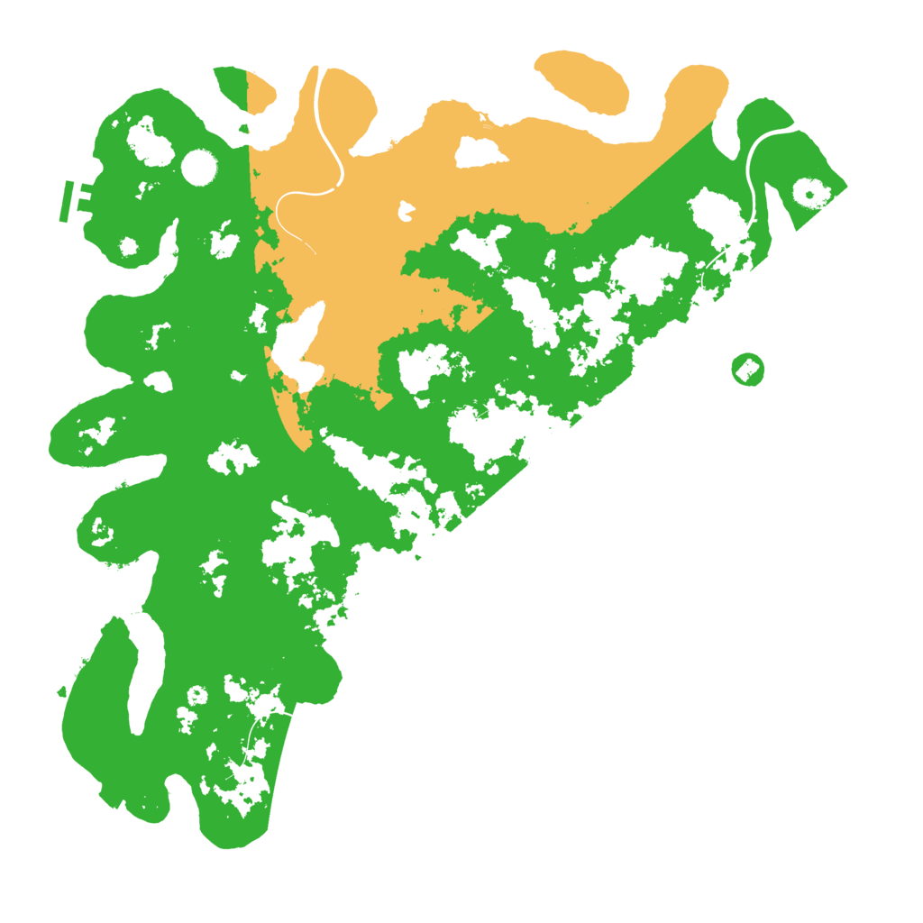 Biome Rust Map: Procedural Map, Size: 4500, Seed: 1954661008