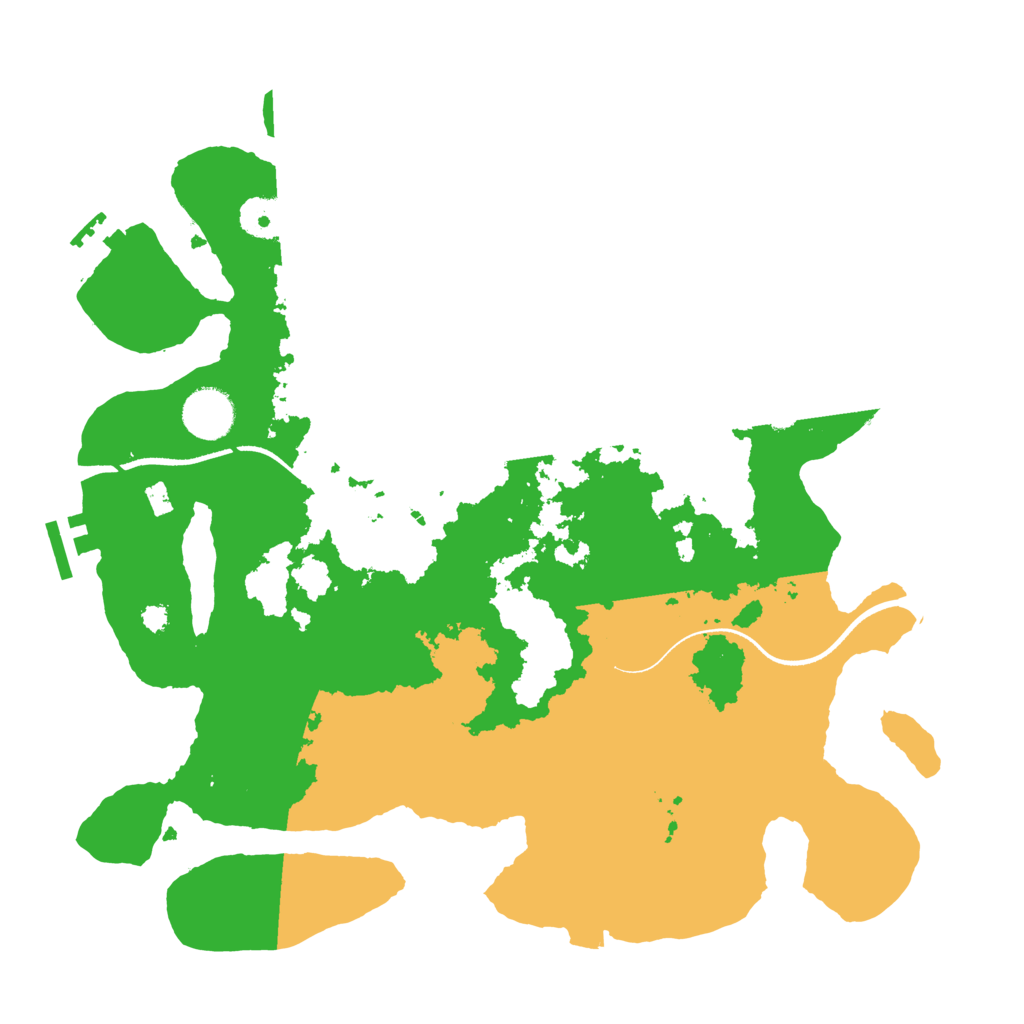 Biome Rust Map: Procedural Map, Size: 3500, Seed: 1604887636