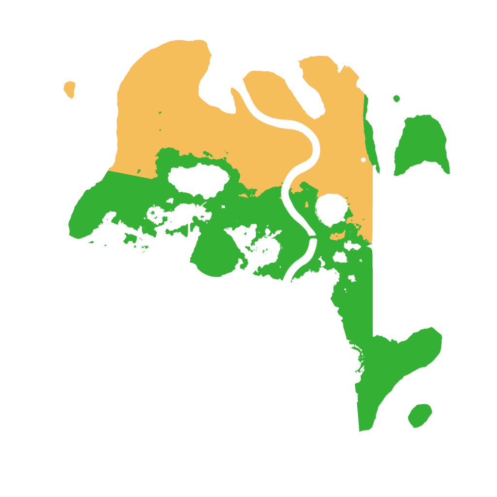 Biome Rust Map: Procedural Map, Size: 3000, Seed: 5428