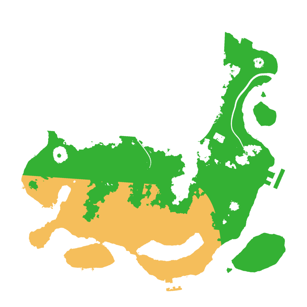 Biome Rust Map: Procedural Map, Size: 3000, Seed: 896390352