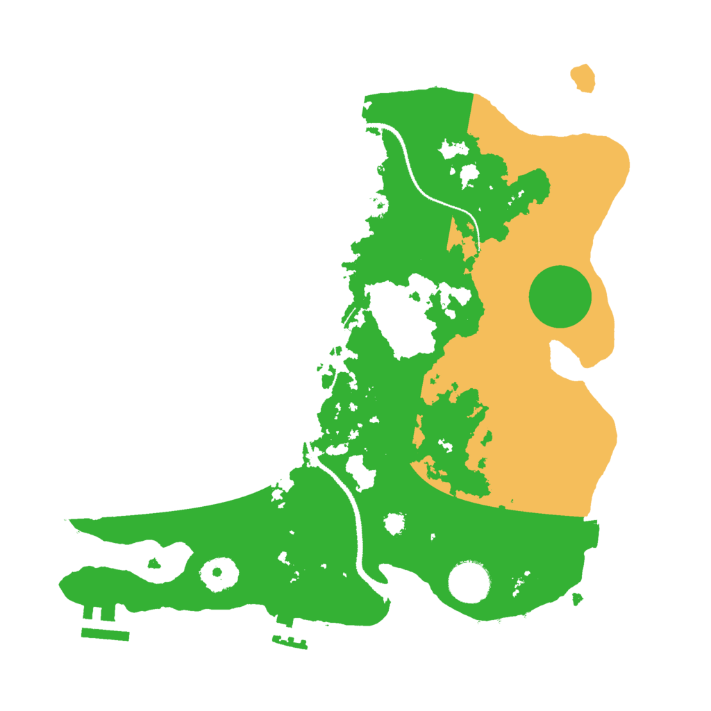 Biome Rust Map: Procedural Map, Size: 3000, Seed: 98823610