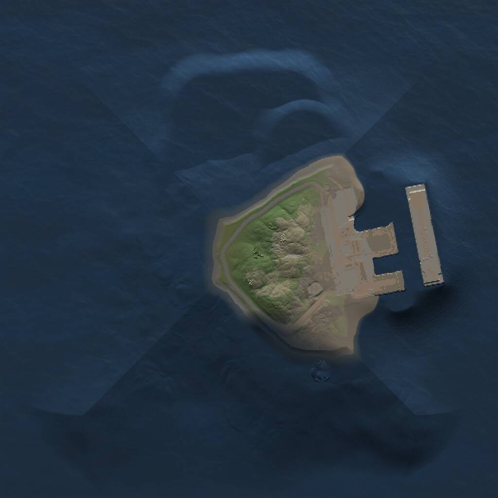 Rust Map: Procedural Map, Size: 1000, Seed: 905065040, 2 Monuments