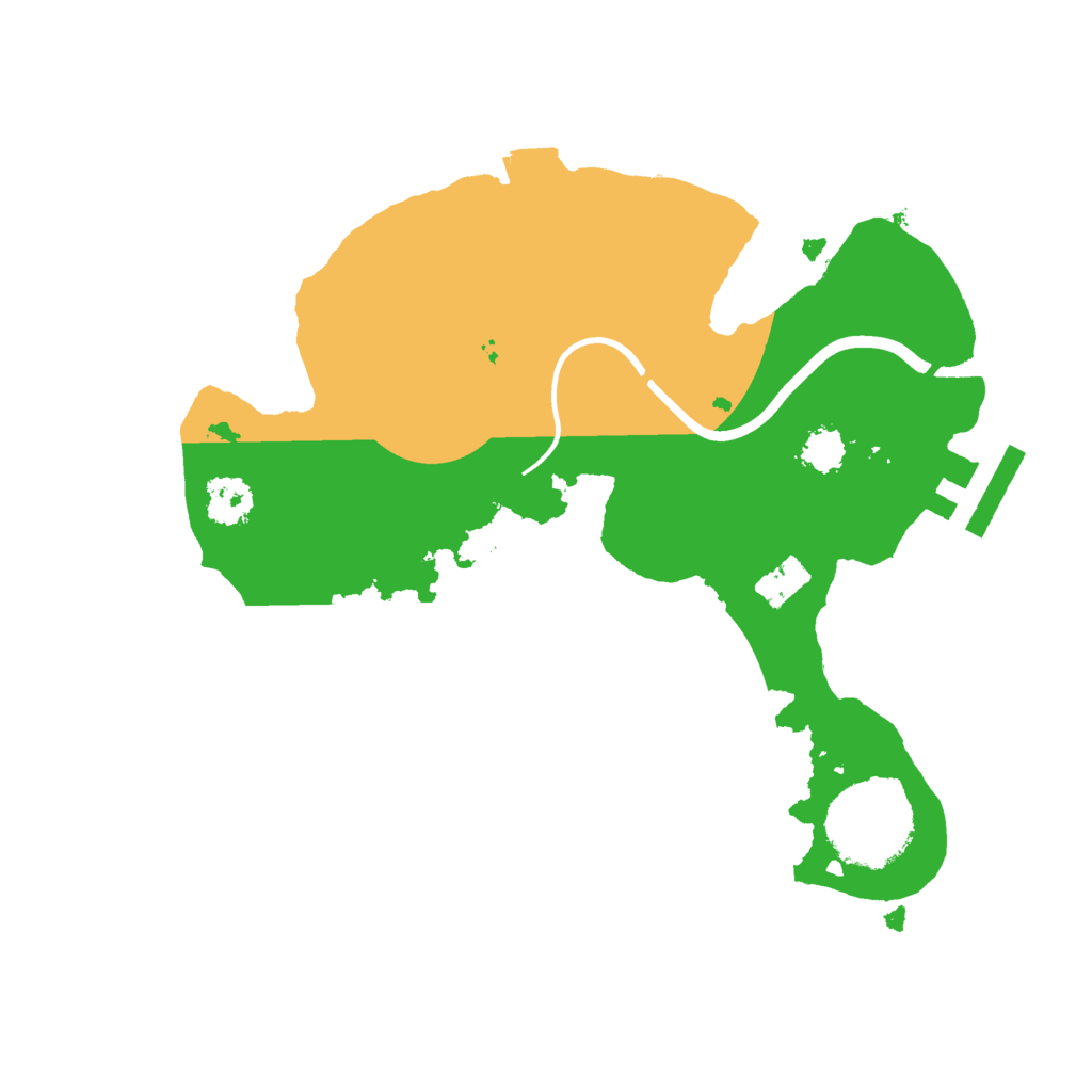 Biome Rust Map: Procedural Map, Size: 2300, Seed: 2061664778